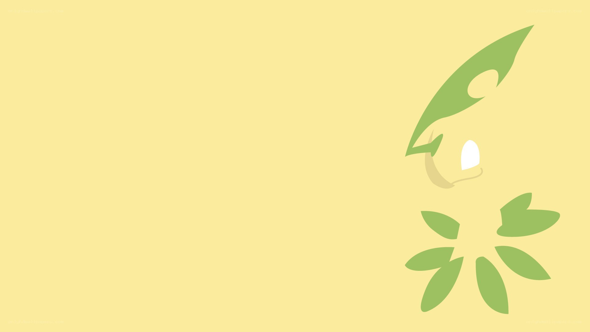 green leaf character design