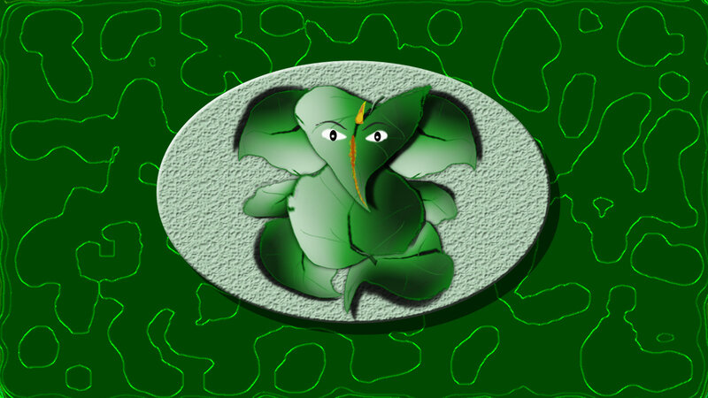 Green Leaf Elephant