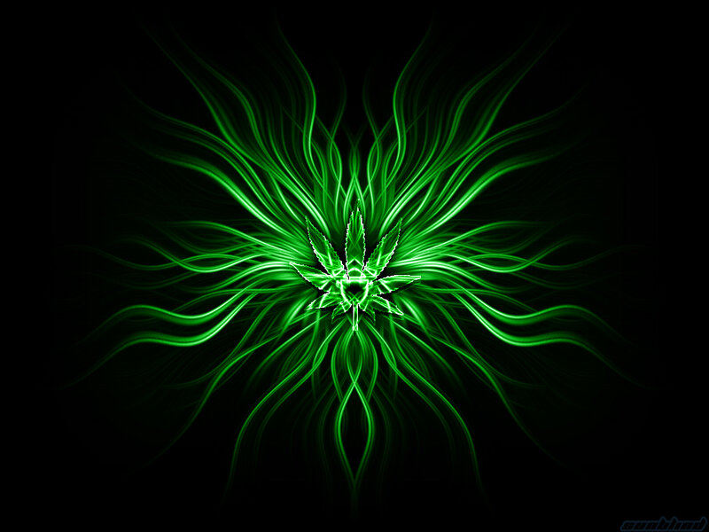 Green leaf energy burst