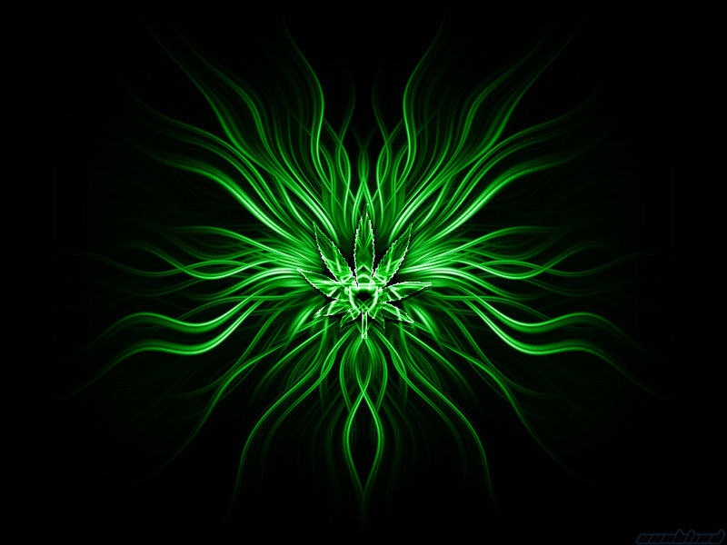 Green leaf energy burst