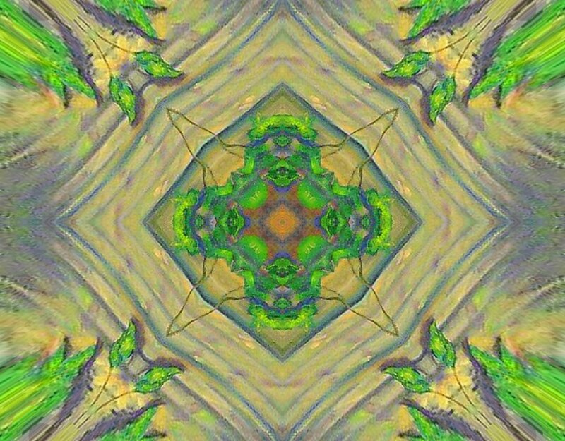 Green Leaf Kaleidoscope