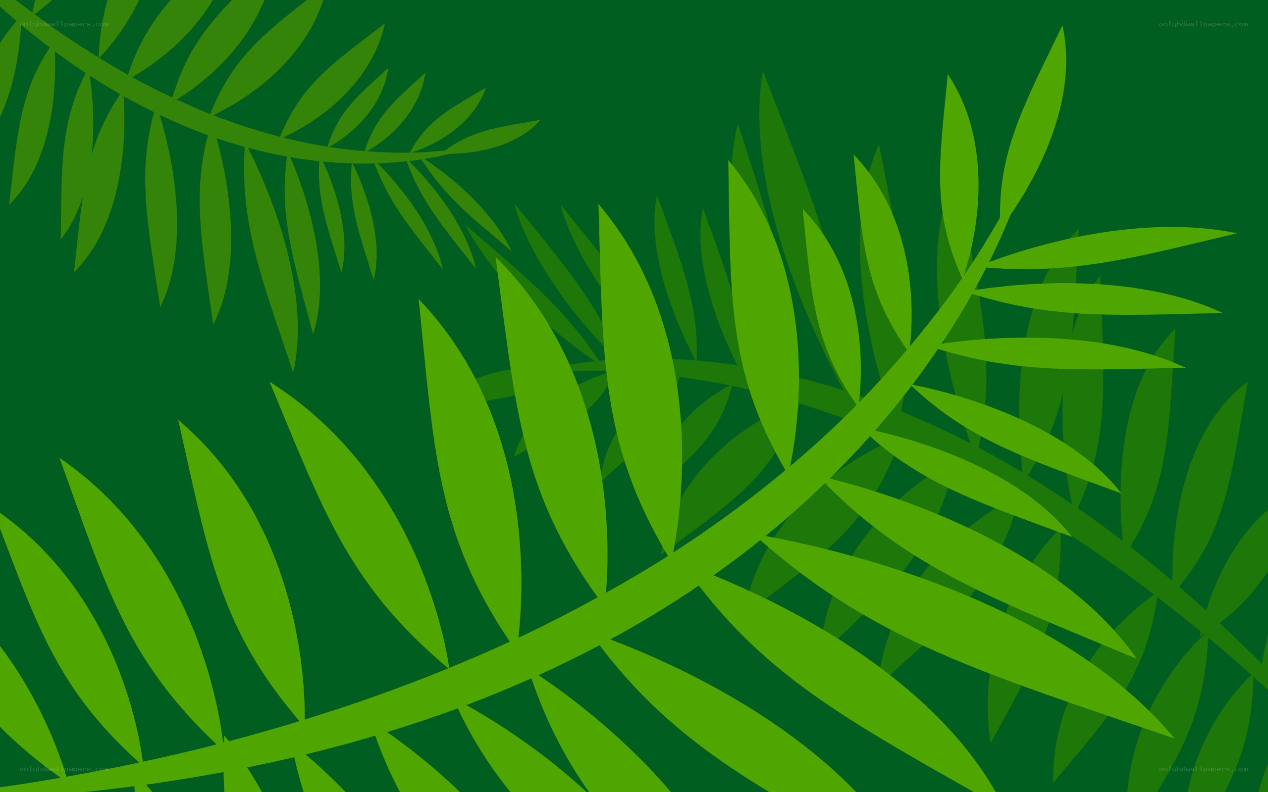 green leaf pattern background