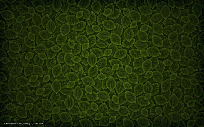 green leaf pattern background