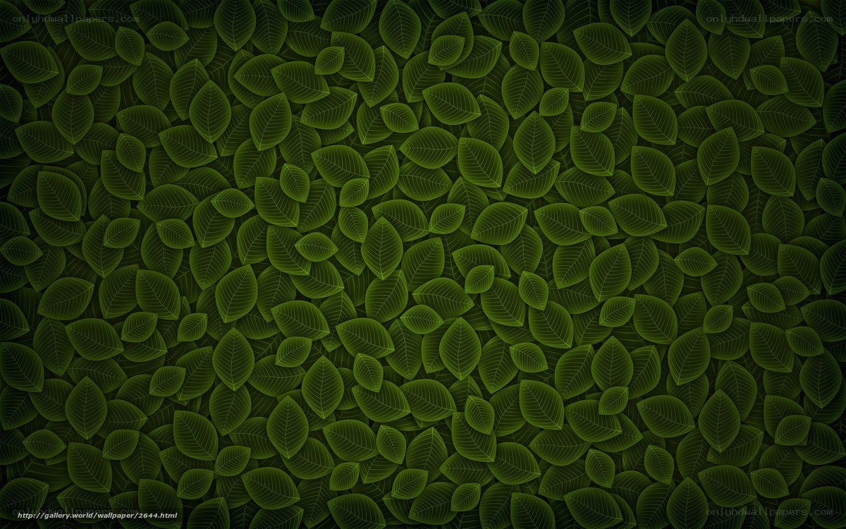 green leaf pattern background