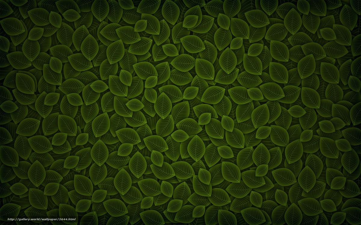 green leaf pattern background
