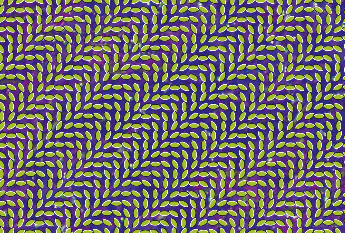 green leaf pattern on purple