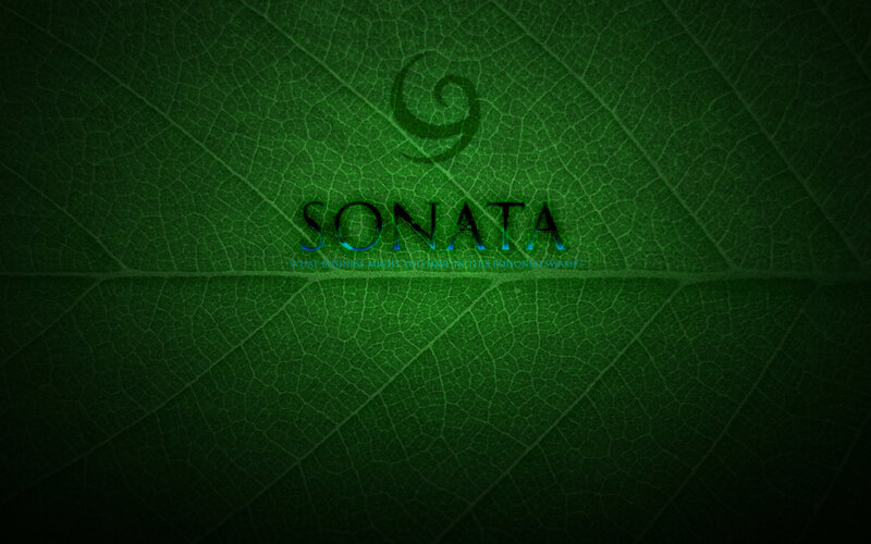 Green Leaf Texture — Dark