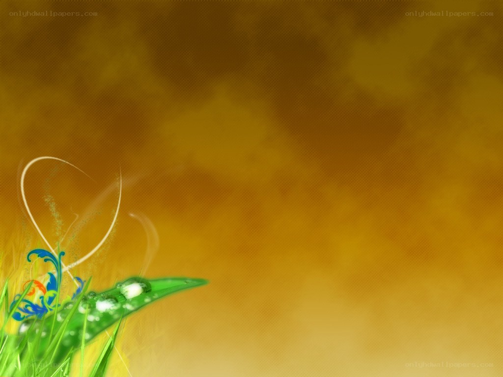 green leaf with water droplets