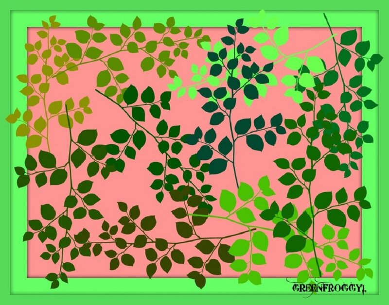 Green Leafy Branches — Calm
