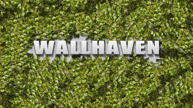 Green Leafy Wall