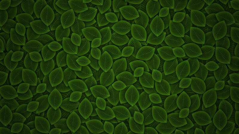 Green Leaves Pattern