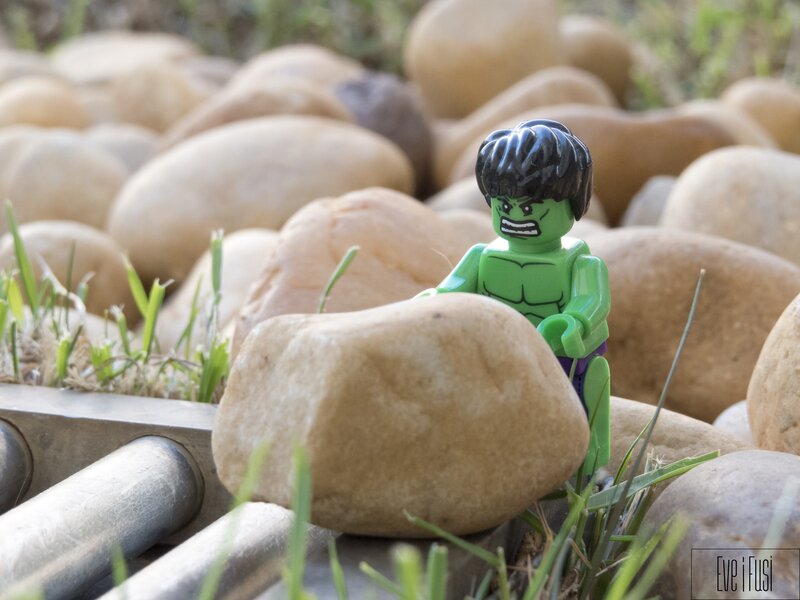 Green Lego Hulk Figure