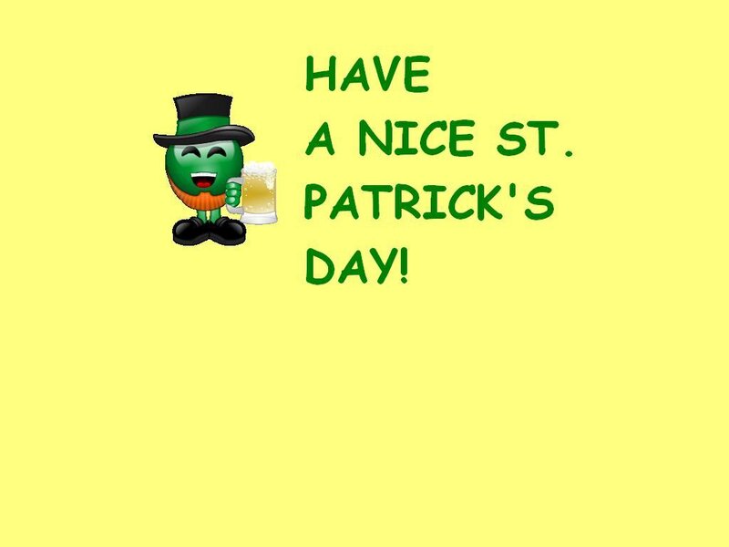 Green Leprechaun Character