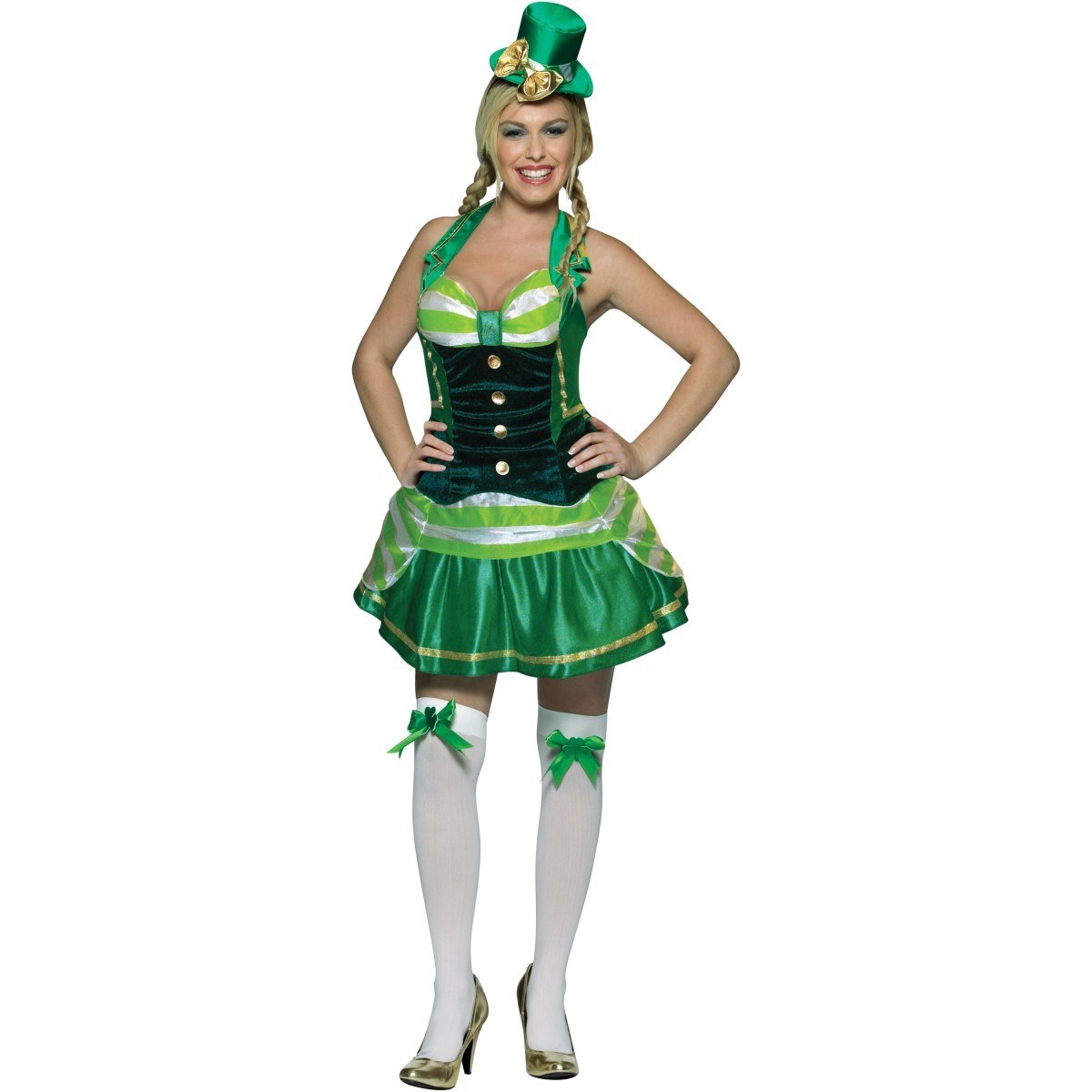 green leprechaun costume