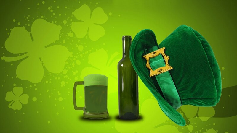 Green Leprechaun Hat — Festive, Digital Art