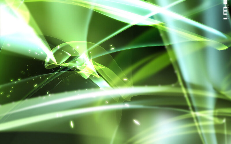 green light abstract background