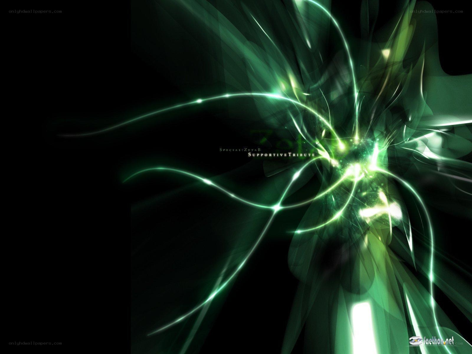 green light abstract background
