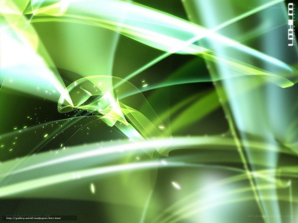 green light abstract background
