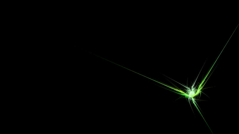 Green Light Burst — Dynamic, Abstract
