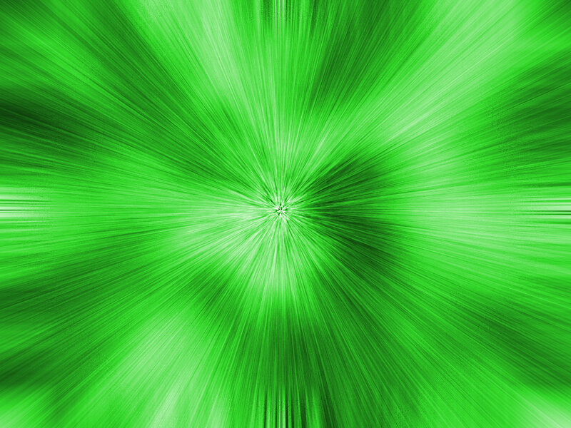 green light burst effect