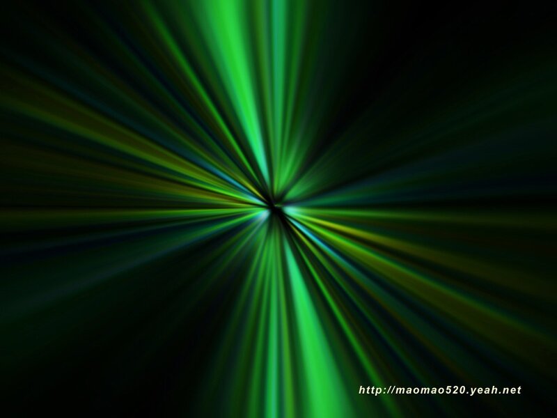 green light burst effect
