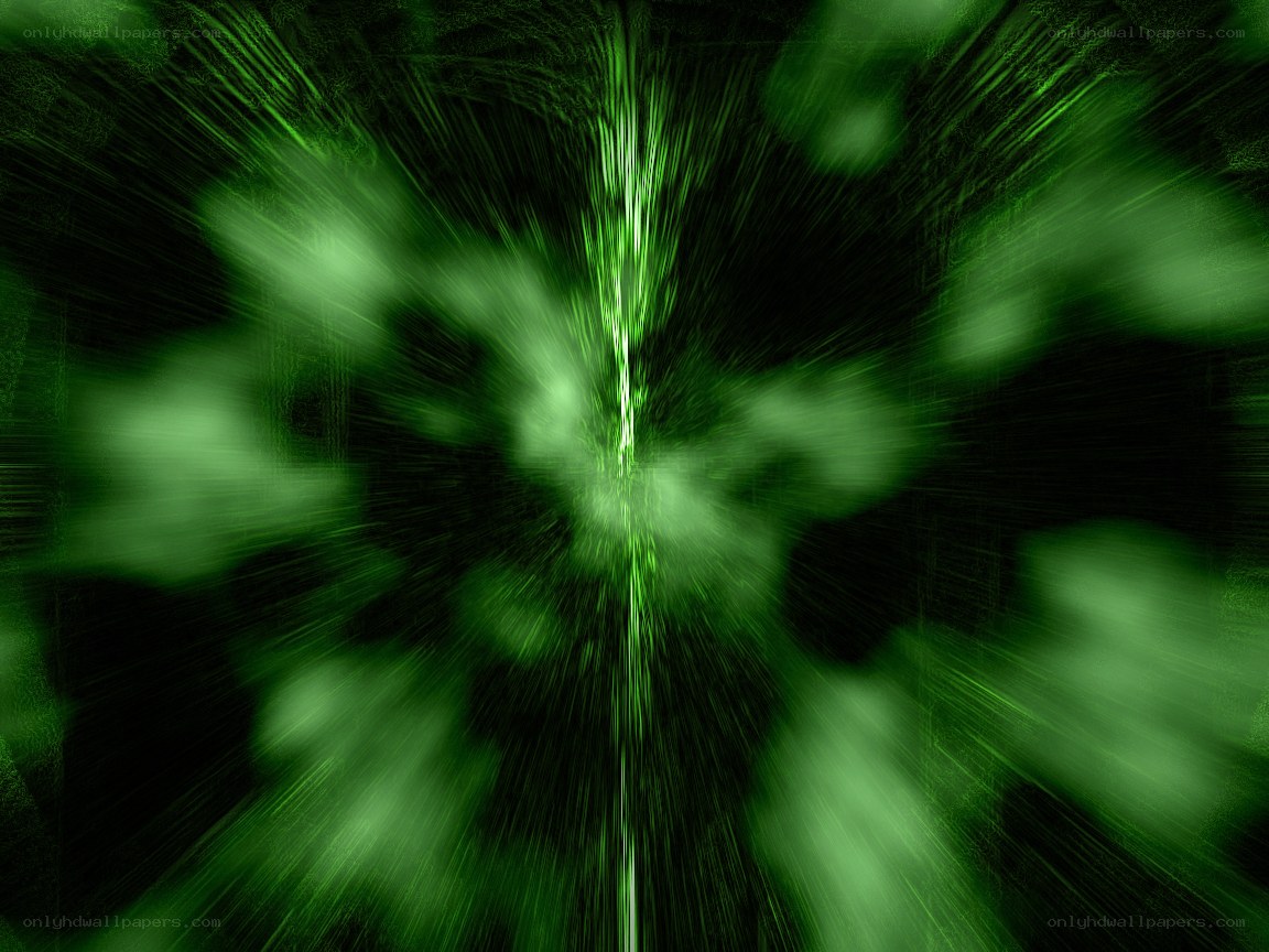 green light burst effect