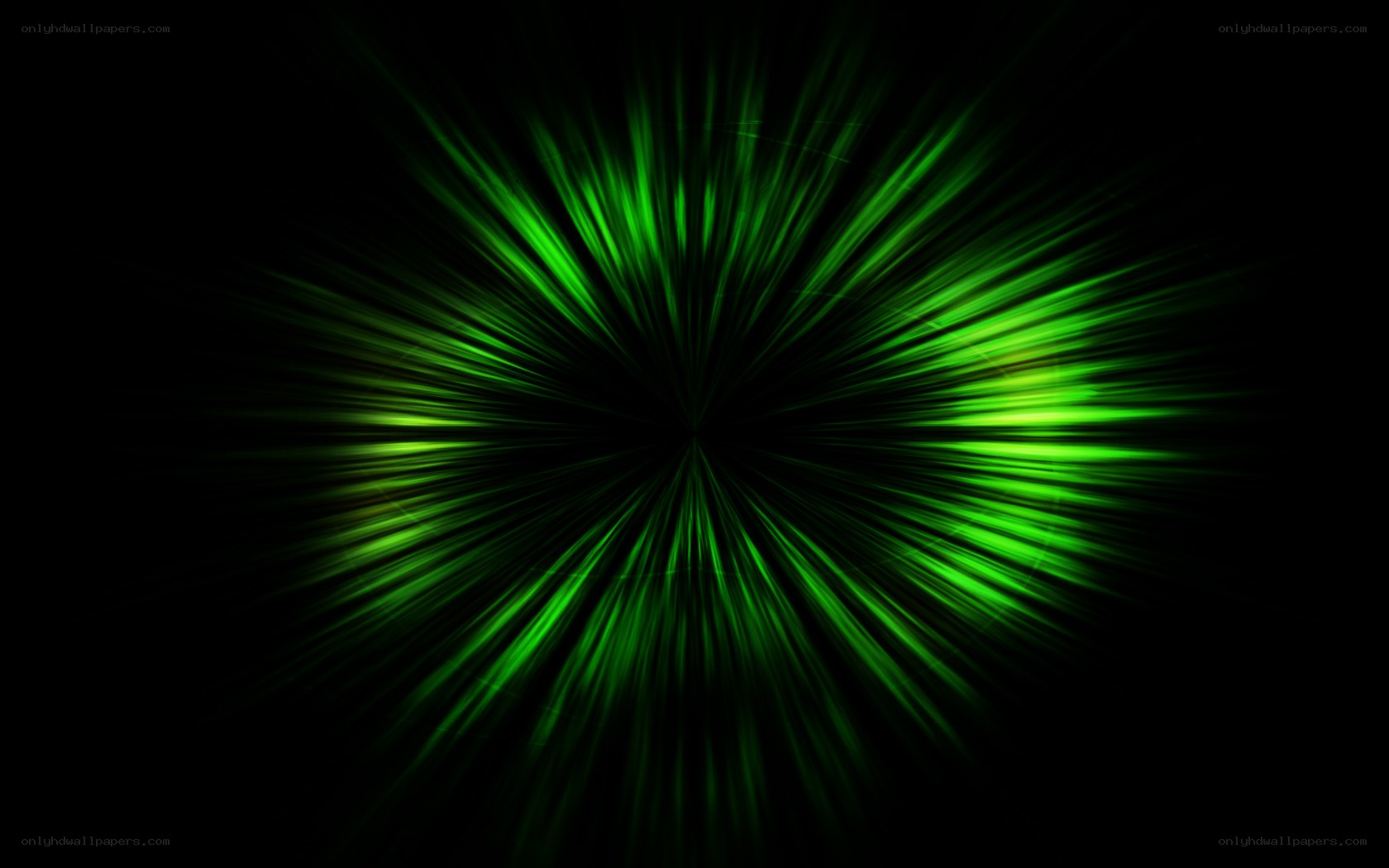 green light burst effect