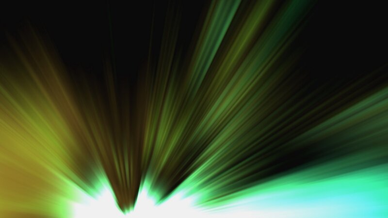 green light burst effect