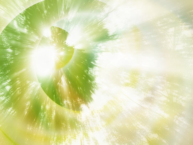 Green Light Burst — Radiant