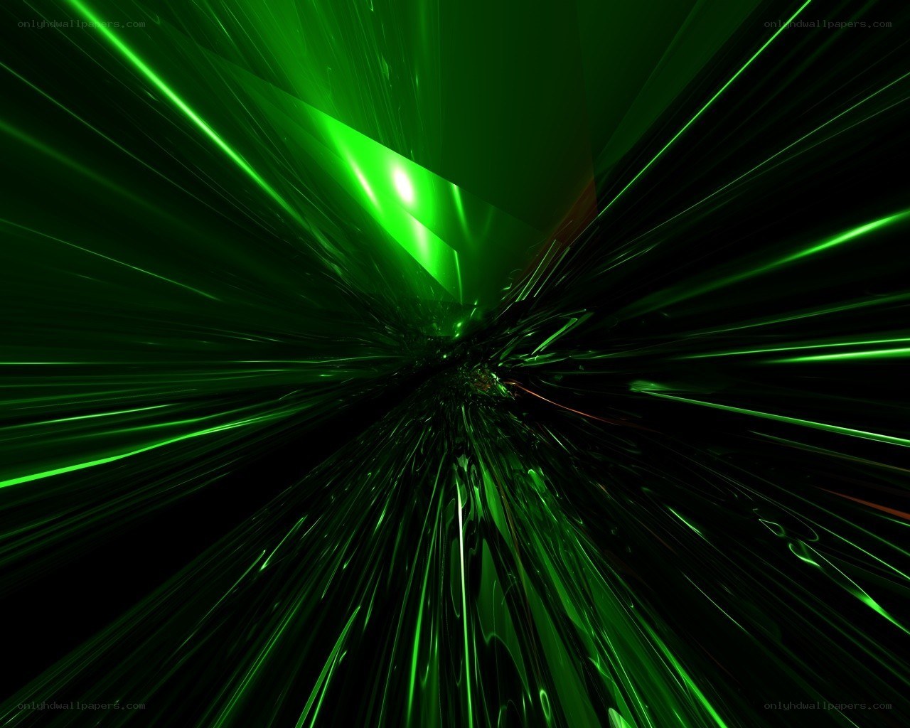 green light burst tunnel