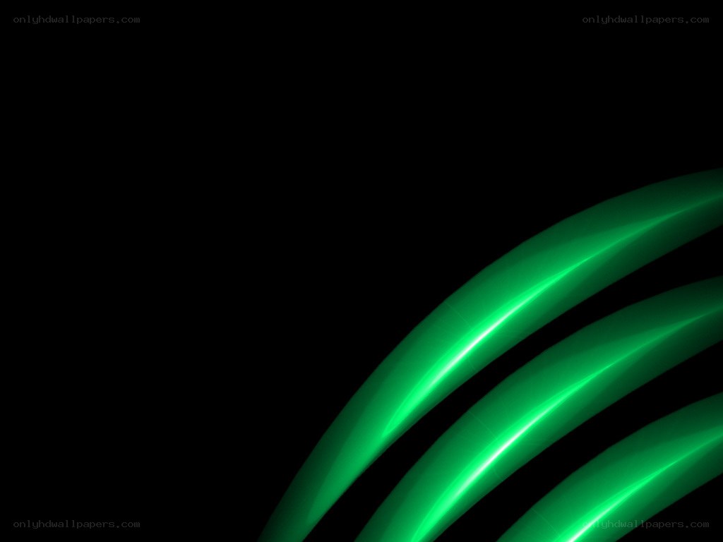 green light curves on black