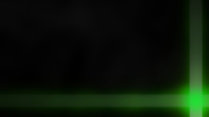 green light effect on black