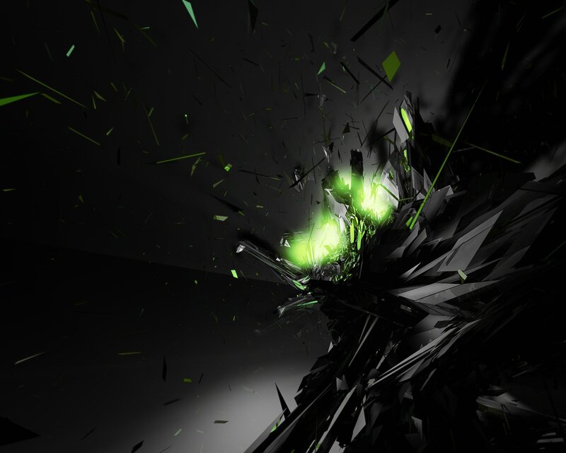 Green Light Explosion — Black