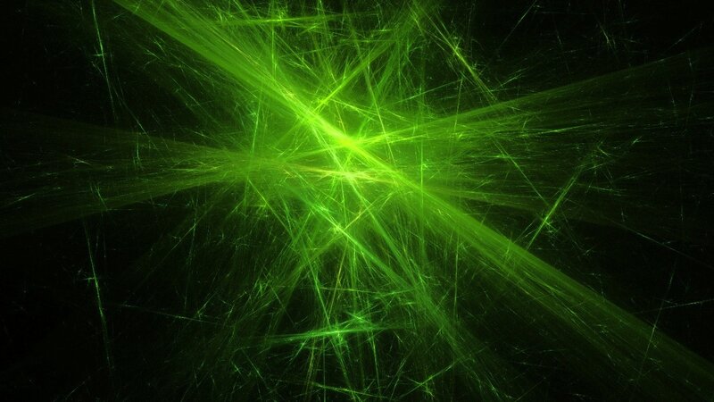 Green Light Fractal Pattern — Energetic