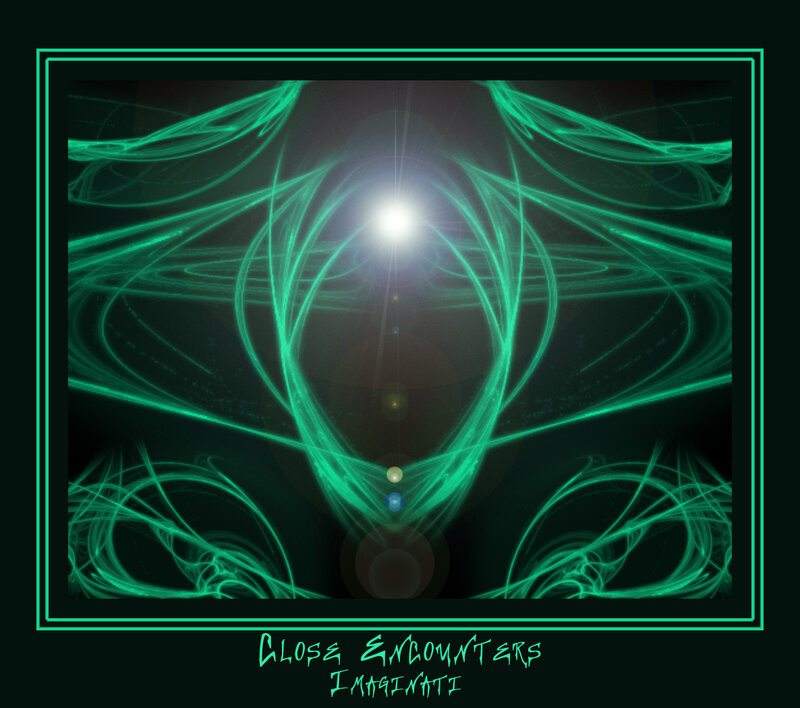 Green Light Fractal Pattern — Mystical