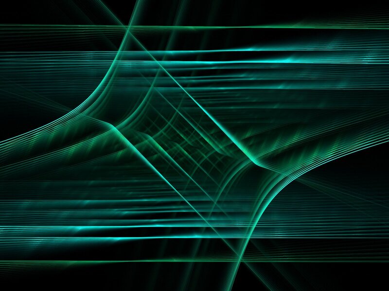 green light lines abstract