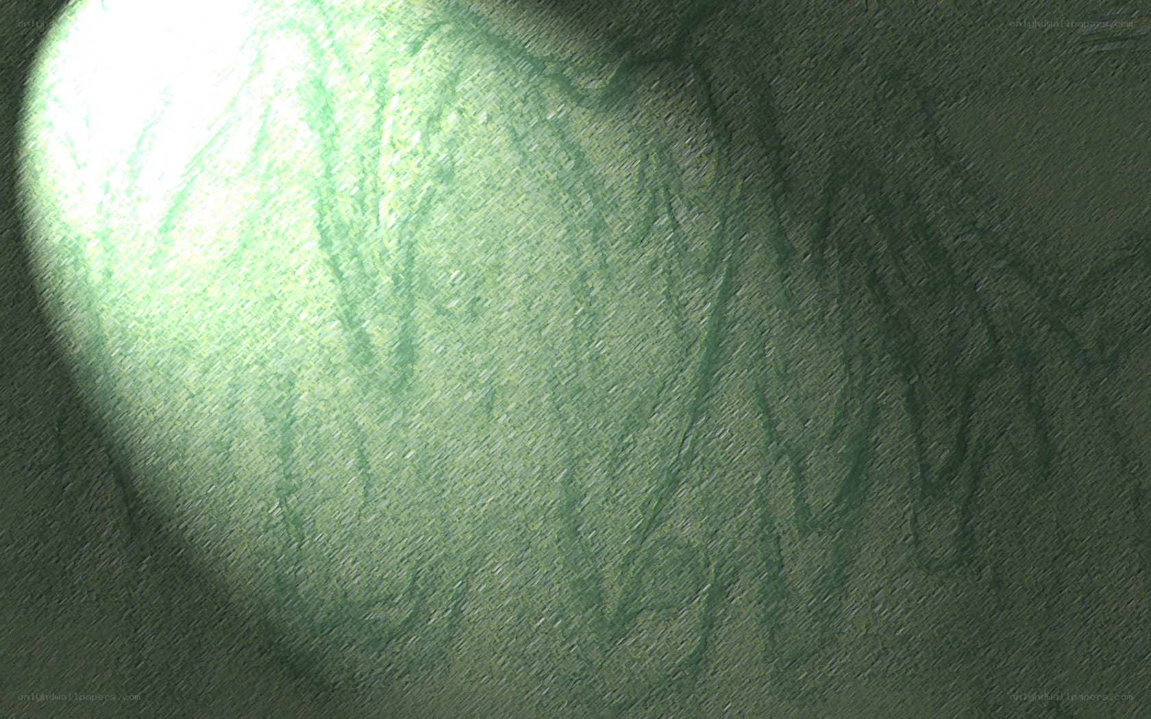 green light on textured surface