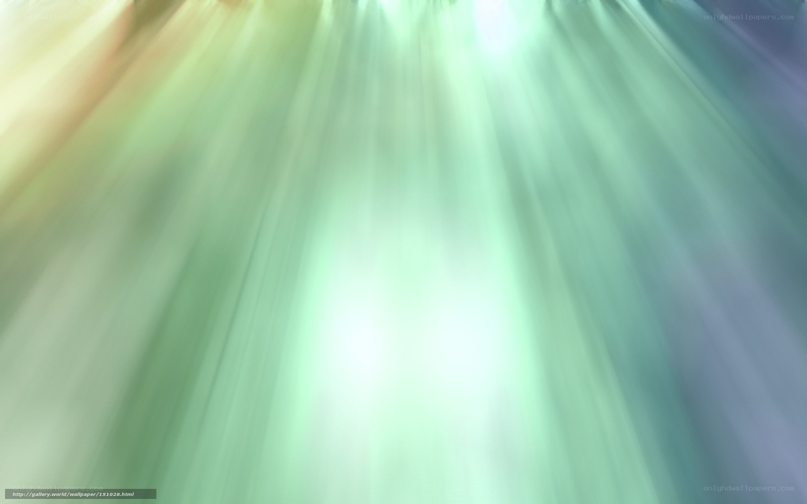 green light rays abstract
