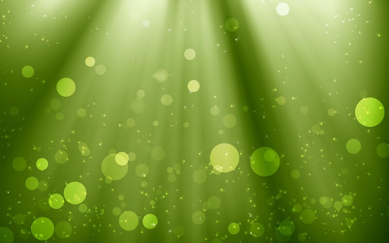 Green Light Rays and Bokeh
