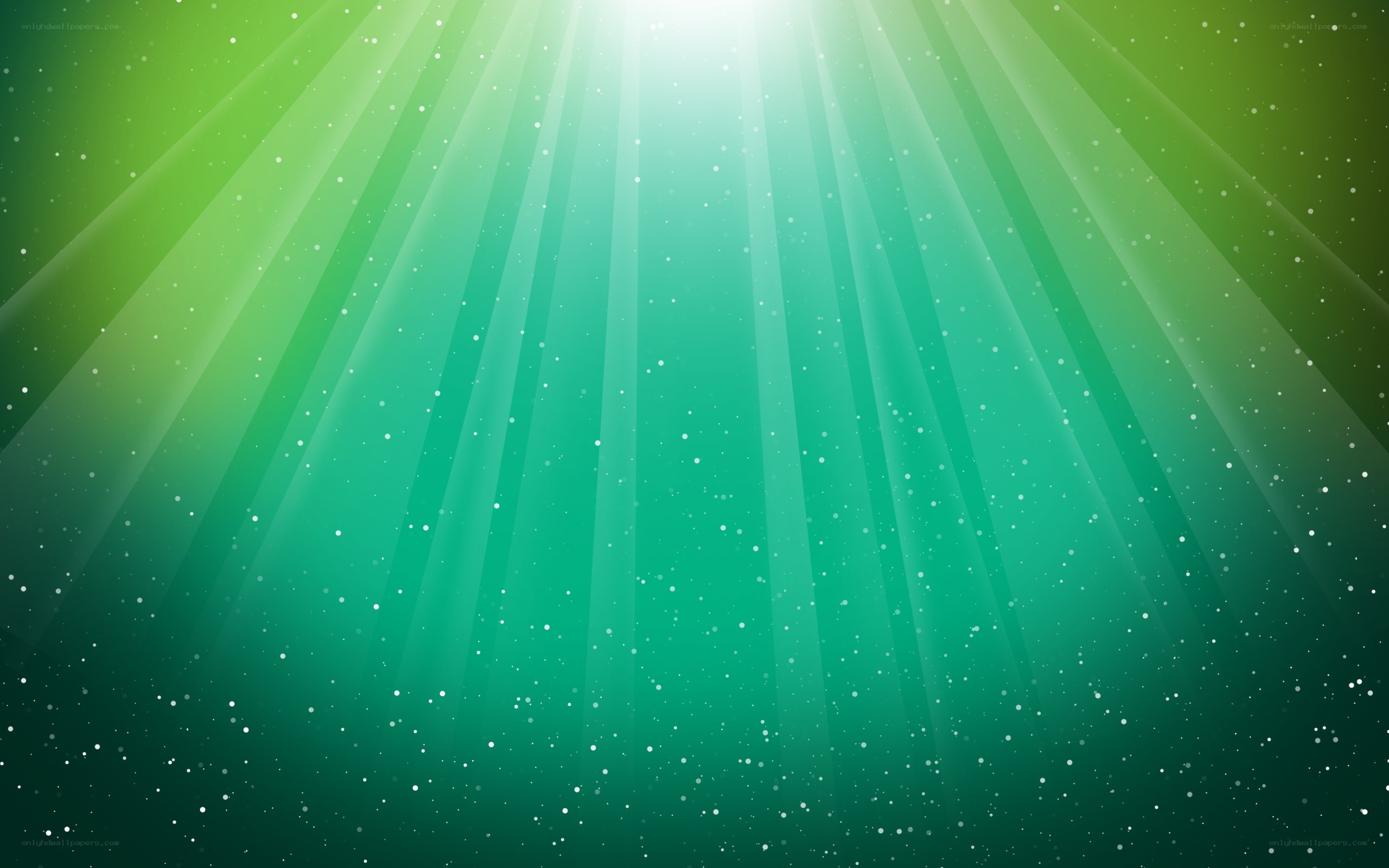 green light rays background