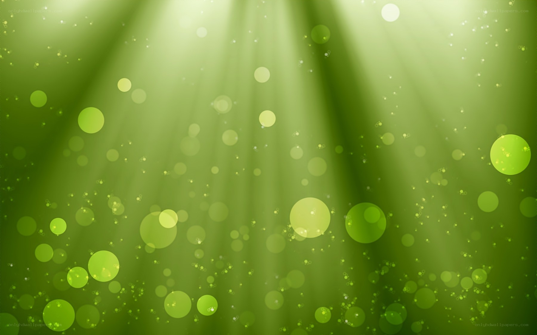 green light rays background