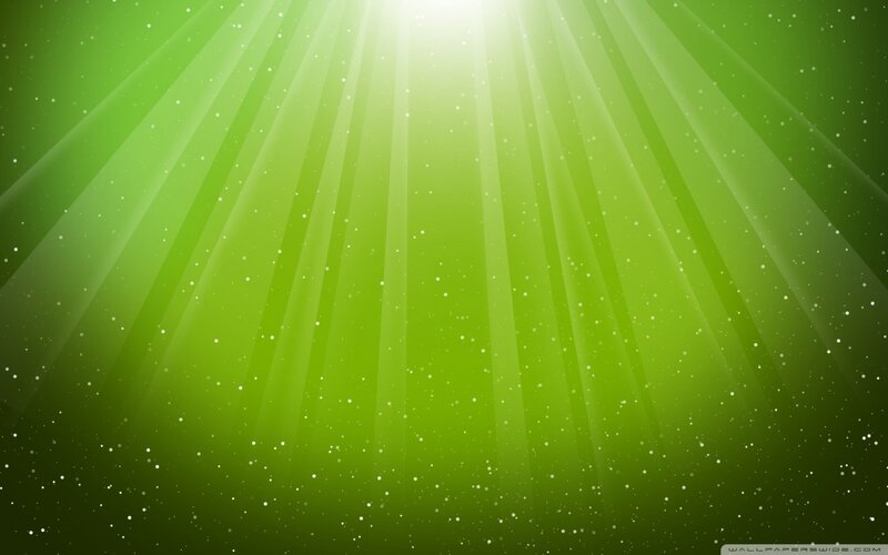 green light rays background
