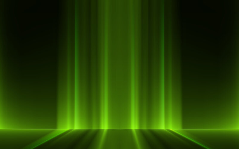 green light stage background