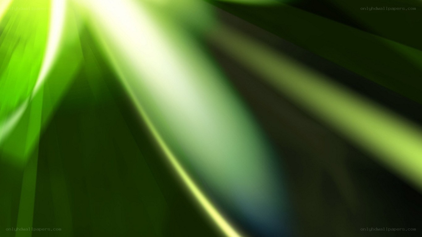 green light streaks abstract