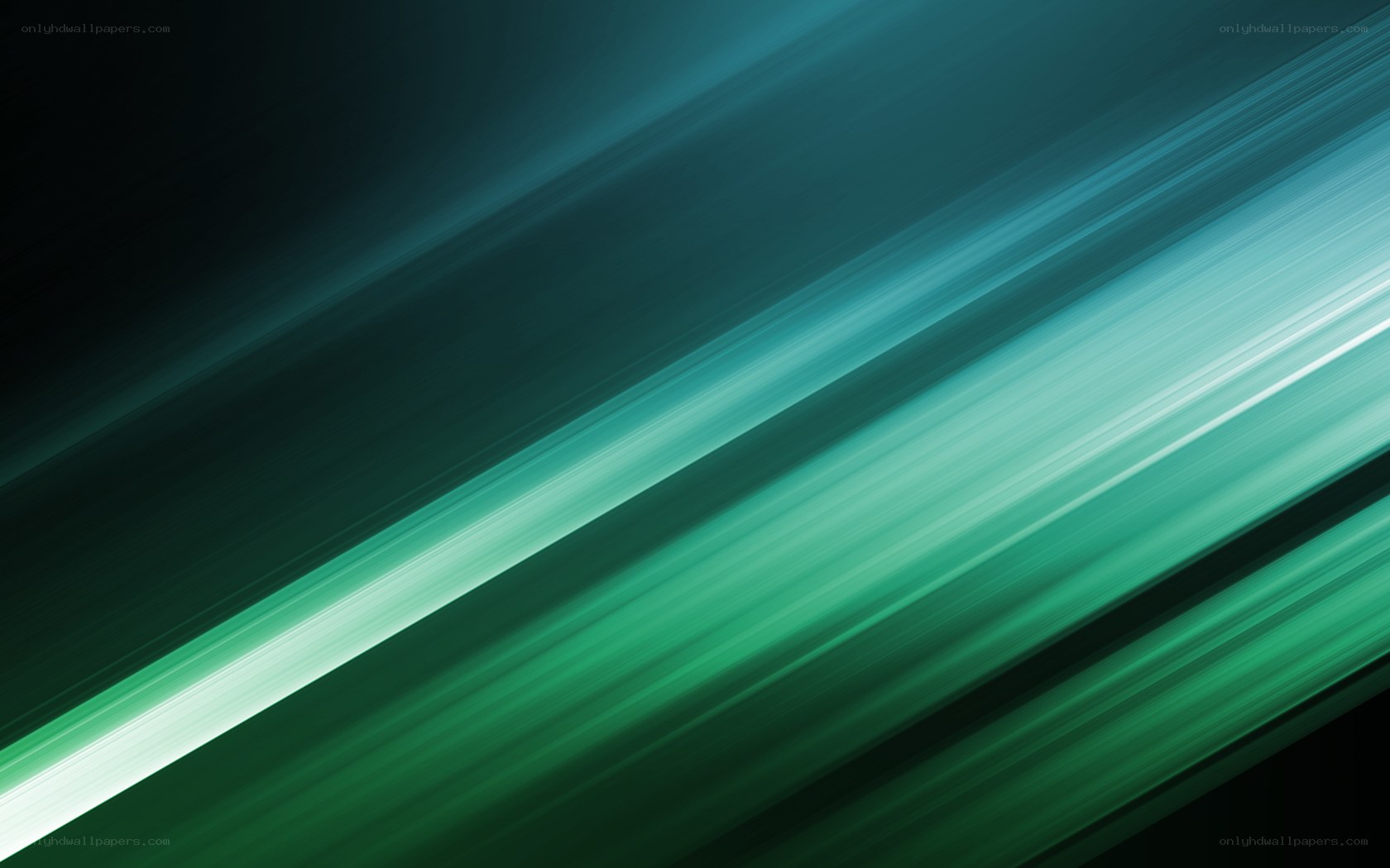 green light streaks abstract