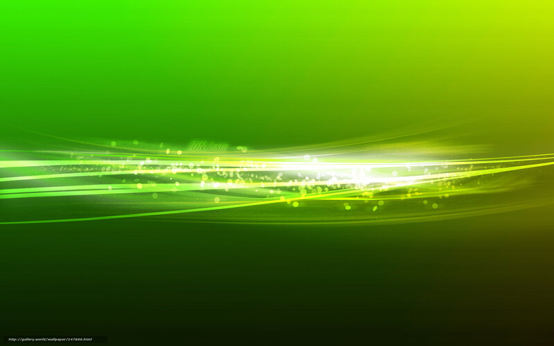 Green Light Streaks — Dynamic, Abstract, Lines
