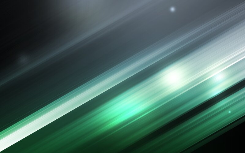 Green Light Streaks — Dynamic, Abstract, Motion Blur