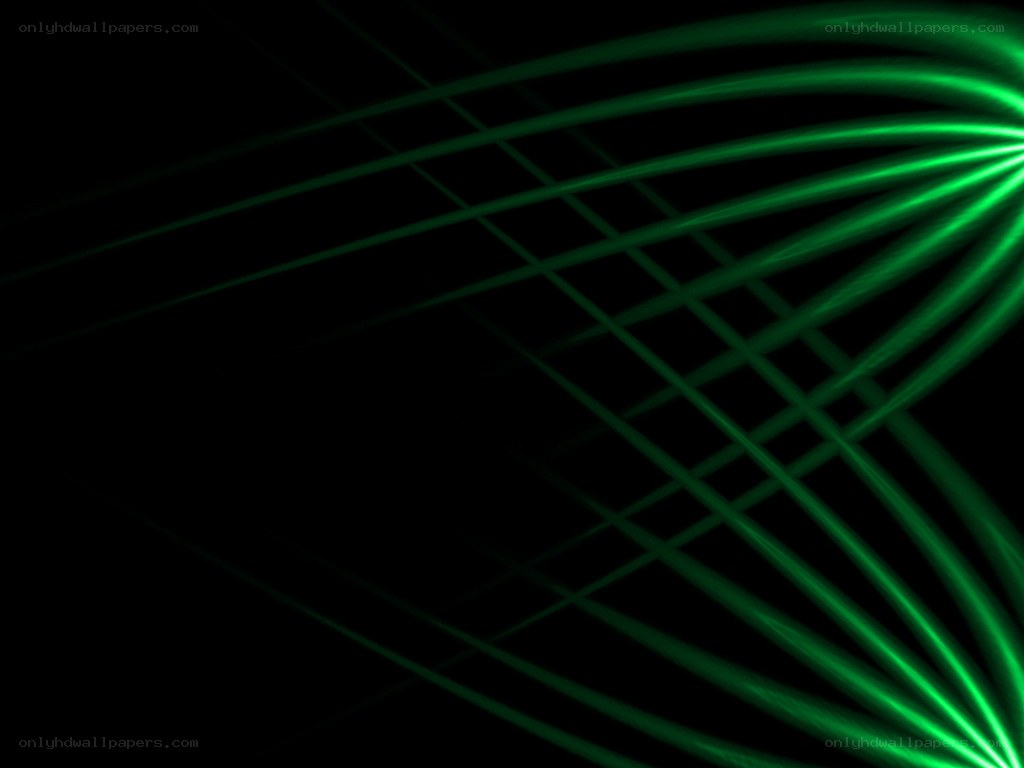 green light streaks on black