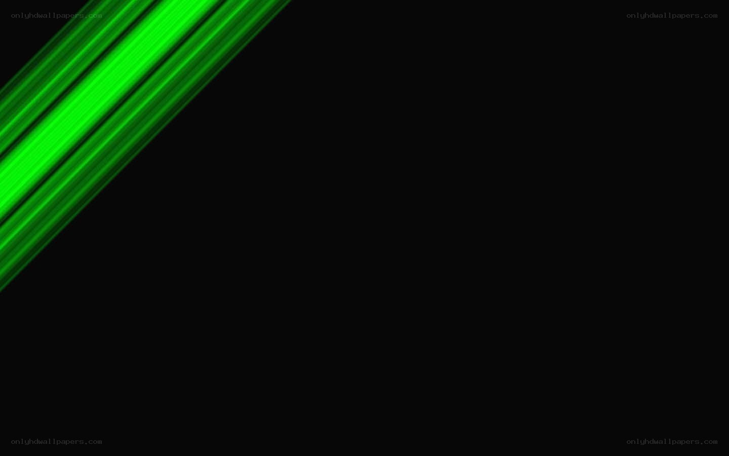 green light streaks on black