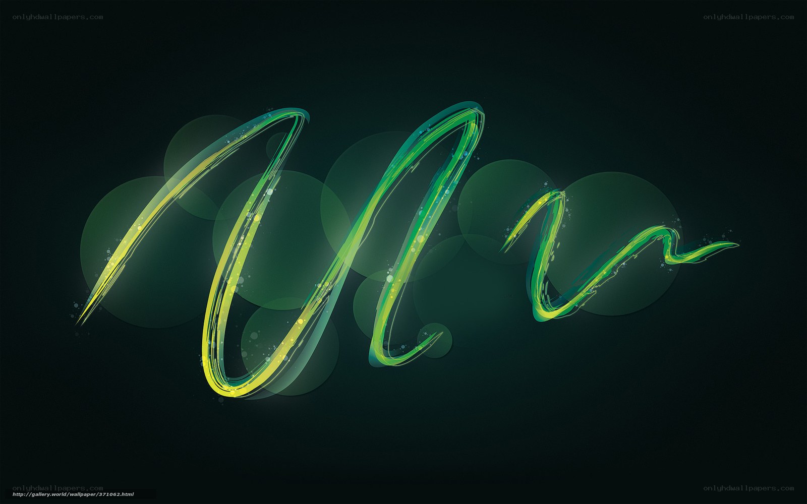 Green light swirl design